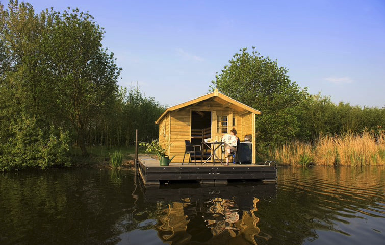 Ecovlot de Steenbersche Vliet bijzonder overnachten