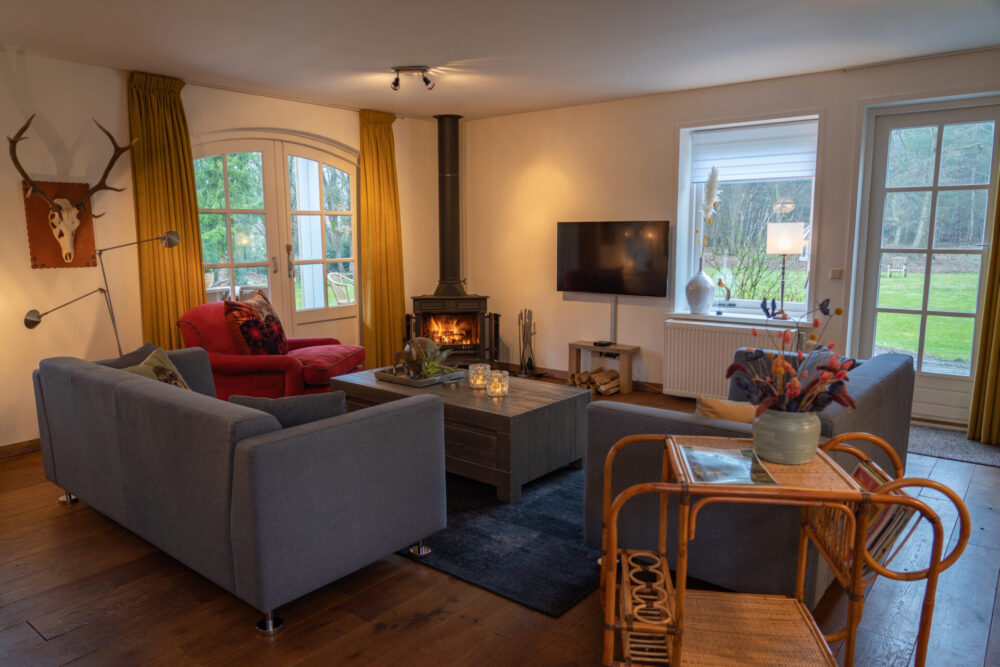 Villa met openhaard