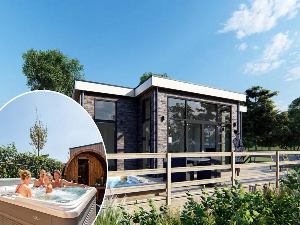 Modern 4 persoons vakantiehuis met Wellness op vakantiepark Résidence Valkenburg