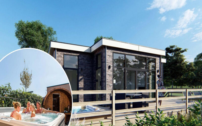 Modern 4 persoons vakantiehuis met Wellness op vakantiepark Résidence Valkenburg