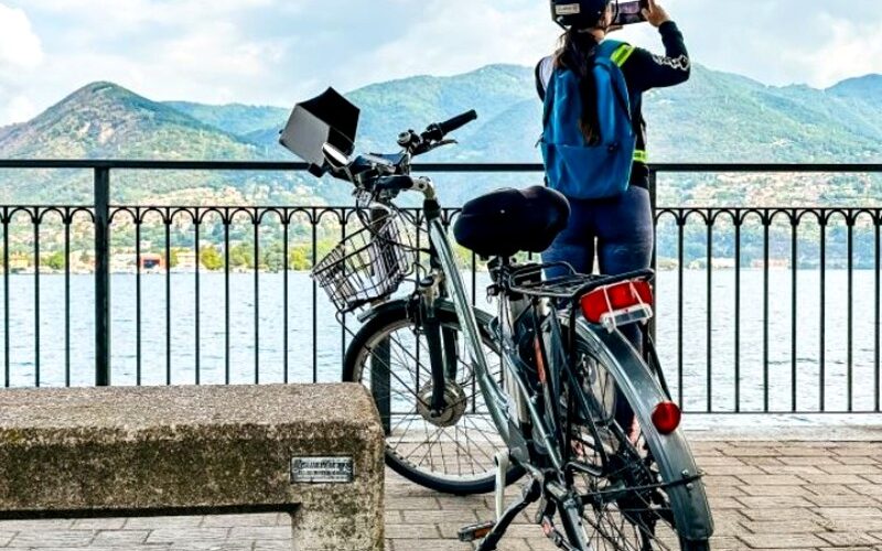 Fietsen met je e-bike langs het Comomeer