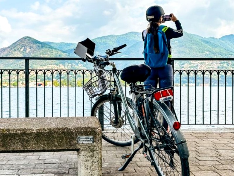 Fietsen met je e-bike langs het Comomeer