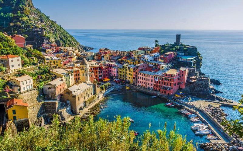 Kleurrijke kliffenkust van Cinque Terre
