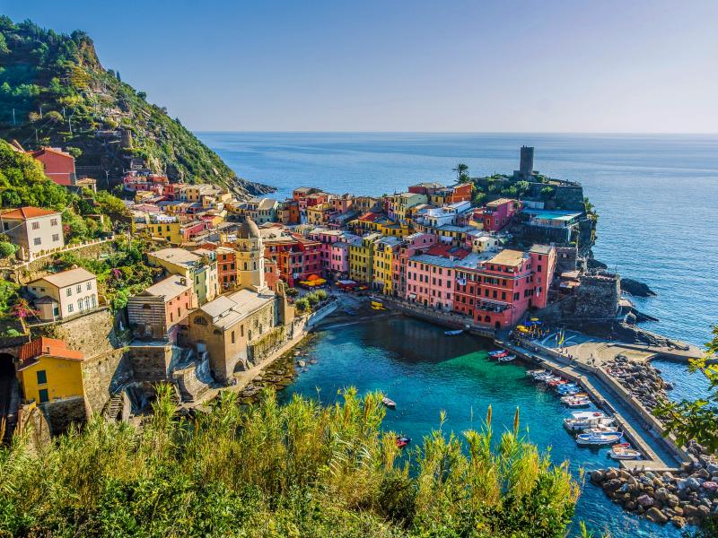 Kleurrijke kliffenkust van Cinque Terre